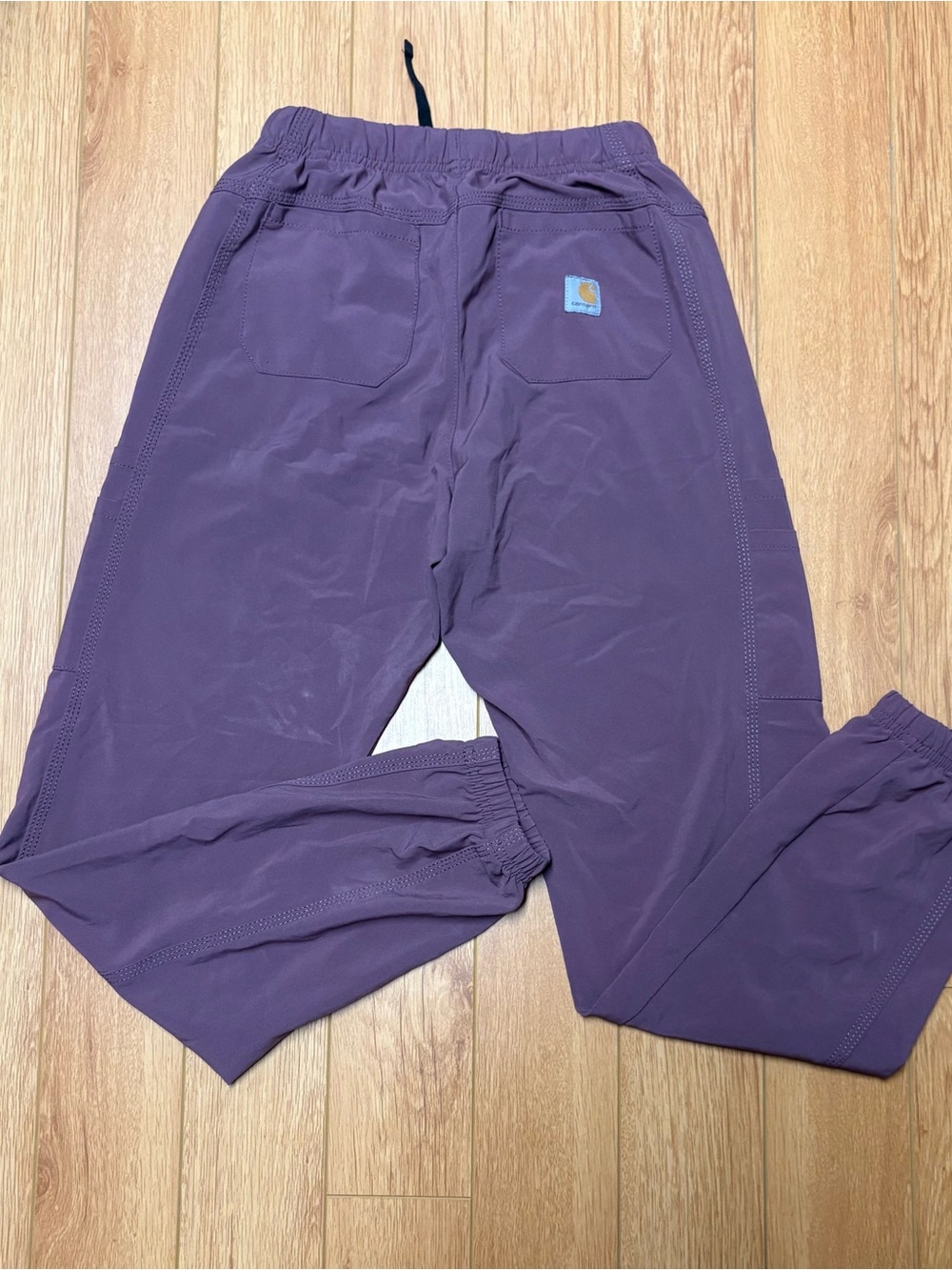 Carhartt Women's Purple Elastic-Waist Jogger Pants - Picture 2 of 6